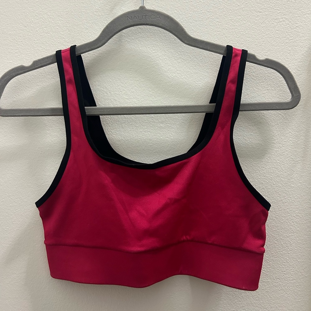 Ultracor Red and Black Sports Bra